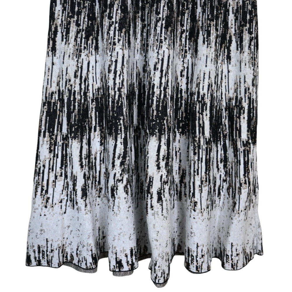 Nic + Zoe Women's XS Falling Lines Twirl Jacquard Knit Dress - Picture 7 of 10
